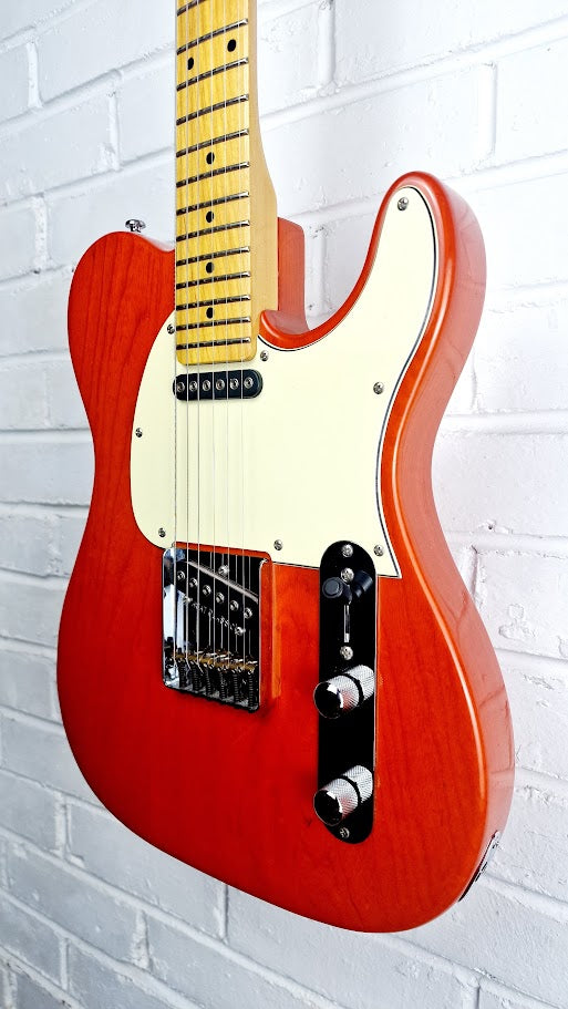 G&L ASAT TRIBUTE CLASSIC CLEAR ORANGE ELECTRIC GUITAR