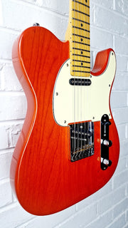 G&L ASAT TRIBUTE CLASSIC CLEAR ORANGE ELECTRIC GUITAR