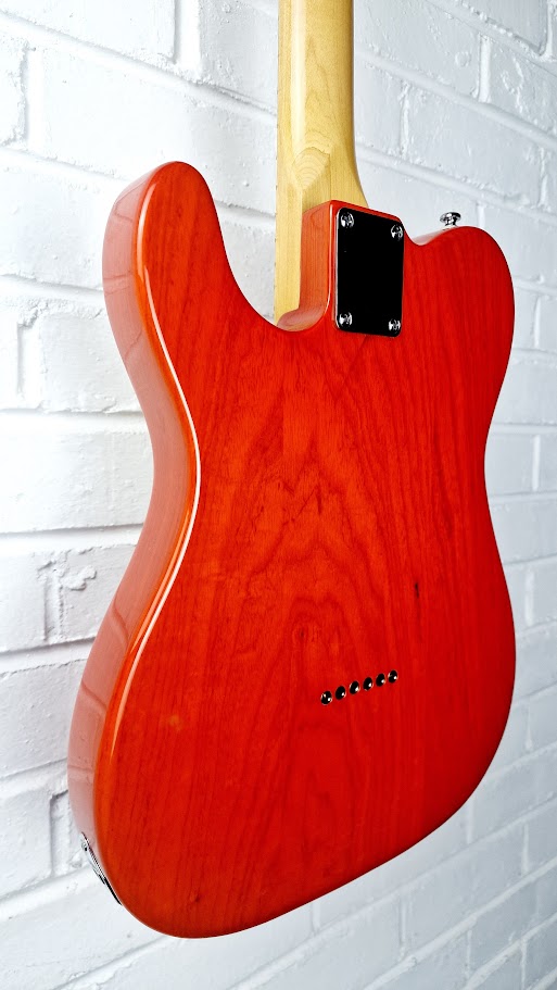 G&L ASAT TRIBUTE CLASSIC CLEAR ORANGE ELECTRIC GUITAR