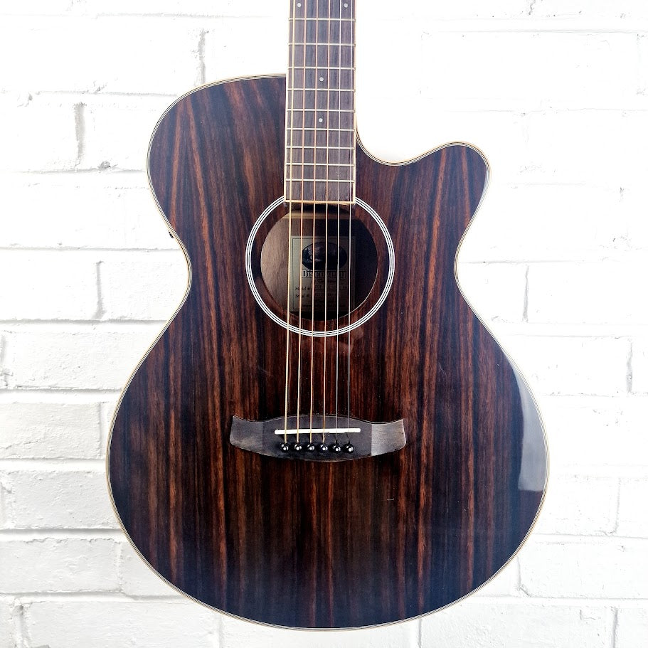 TANGLEWOOD DBT DLX SFCE EB ELECTRO ACOUSTIC GUITAR + CASE