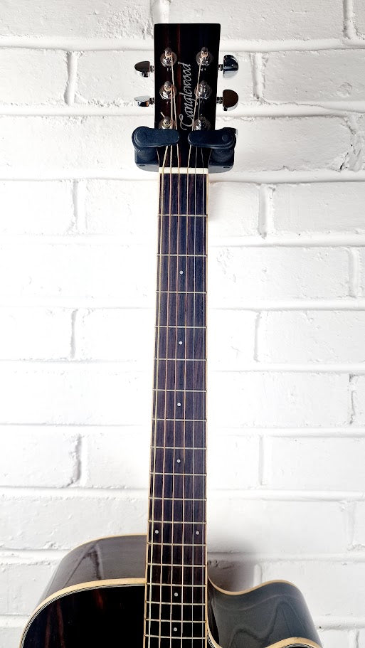 TANGLEWOOD DBT DLX SFCE EB ELECTRO ACOUSTIC GUITAR + CASE