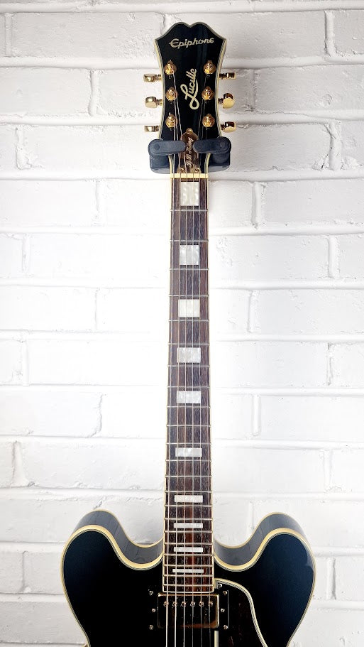 EPIPHONE BB KING LUCILLE EBONY ELECTRIC GUITAR + HARD CASE