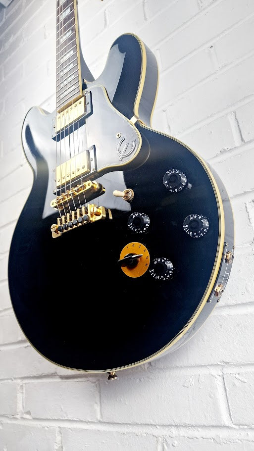 EPIPHONE BB KING LUCILLE EBONY ELECTRIC GUITAR + HARD CASE