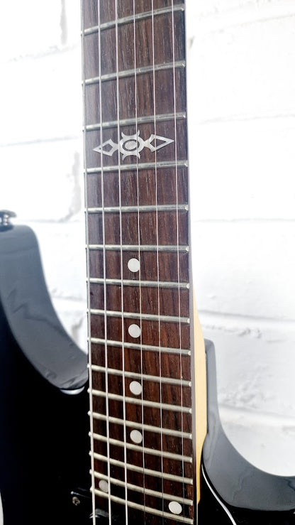 SCHECTER SUNSET SGR GLOSS BLACK ELECTRIC GUITAR