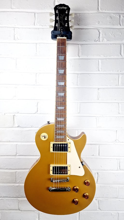 EPIPHONE LES PAUL STANDARD METALLIC GOLD TOP KOREA ELECTRIC GUITAR