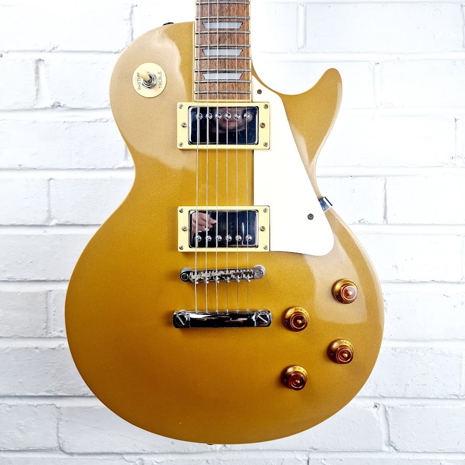 EPIPHONE LES PAUL STANDARD METALLIC GOLD TOP KOREA ELECTRIC GUITAR