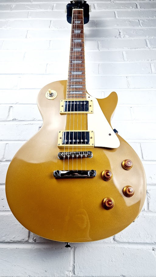 EPIPHONE LES PAUL STANDARD METALLIC GOLD TOP KOREA ELECTRIC GUITAR