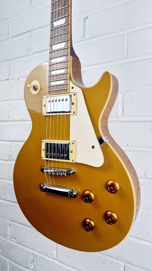 EPIPHONE LES PAUL STANDARD METALLIC GOLD TOP KOREA ELECTRIC GUITAR