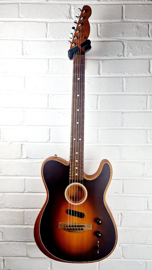 FENDER ACOUSTASONIC PLAYER TELECASTER SHADOW BURST ELECTRIC GUITAR