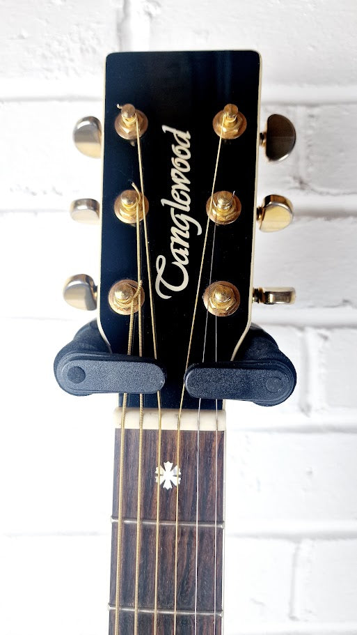TANGLEWOOD TW59BK DLXE SUNDANCE PRO DELUXE BLACK ELECTRO ACOUSTIC GUITAR
