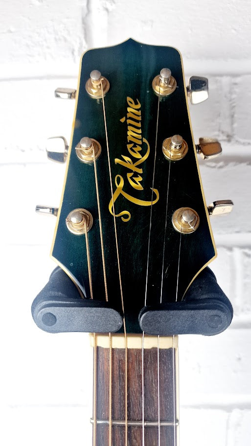 TAKAMINE EF391MB BLUE BURST 1986 ELECTRO ACOUSTIC GUITAR