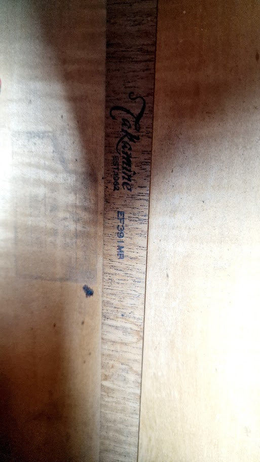 TAKAMINE EF391MB BLUE BURST 1986 ELECTRO ACOUSTIC GUITAR