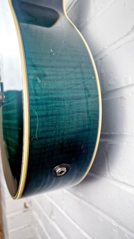 TAKAMINE EF391MB BLUE BURST 1986 ELECTRO ACOUSTIC GUITAR