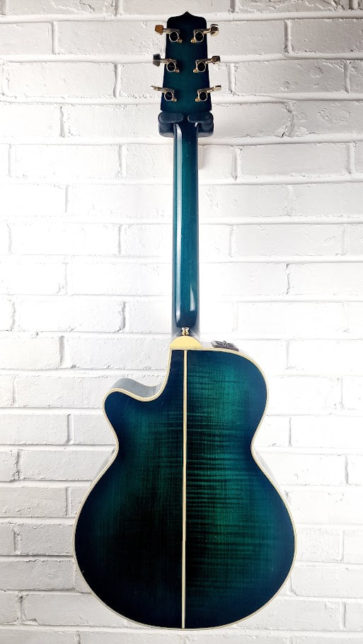 TAKAMINE EF391MB BLUE BURST 1986 ELECTRO ACOUSTIC GUITAR