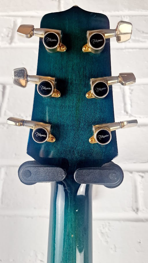 TAKAMINE EF391MB BLUE BURST 1986 ELECTRO ACOUSTIC GUITAR