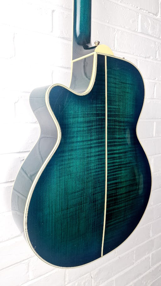 TAKAMINE EF391MB BLUE BURST 1986 ELECTRO ACOUSTIC GUITAR
