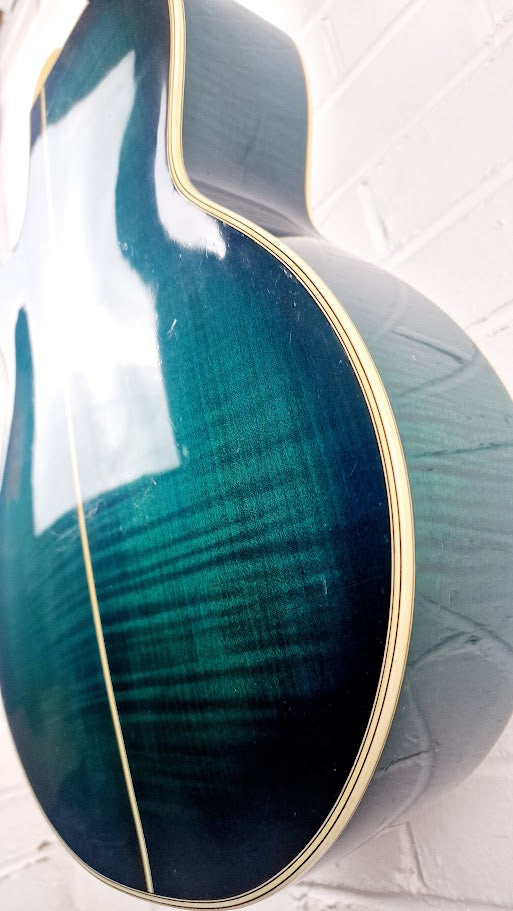 TAKAMINE EF391MB BLUE BURST 1986 ELECTRO ACOUSTIC GUITAR