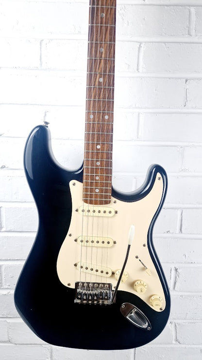SQUIER STRAT BLACK 1996 50TH ANNIVERSARY ELECTRIC GUITAR