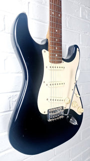 SQUIER STRAT BLACK 1996 50TH ANNIVERSARY ELECTRIC GUITAR