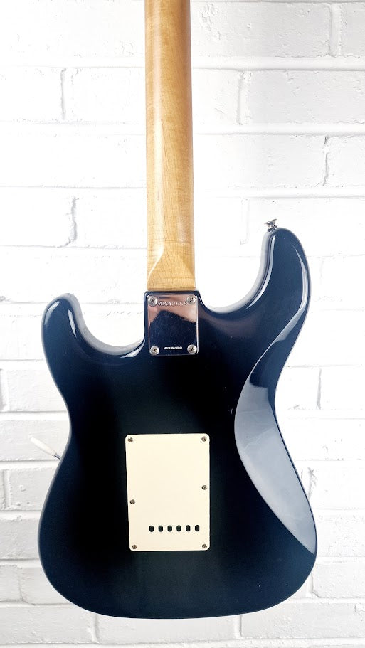 SQUIER STRAT BLACK 1996 50TH ANNIVERSARY ELECTRIC GUITAR