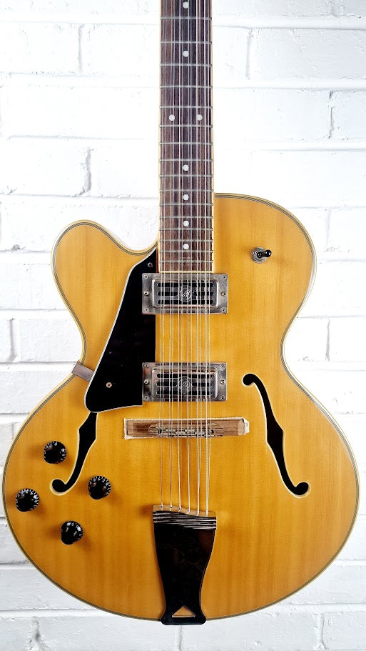 ALDEN DORCHESTER-12 12 STRING SEMI HOLLOW LEFT HANDED ELECTRIC GUITAR