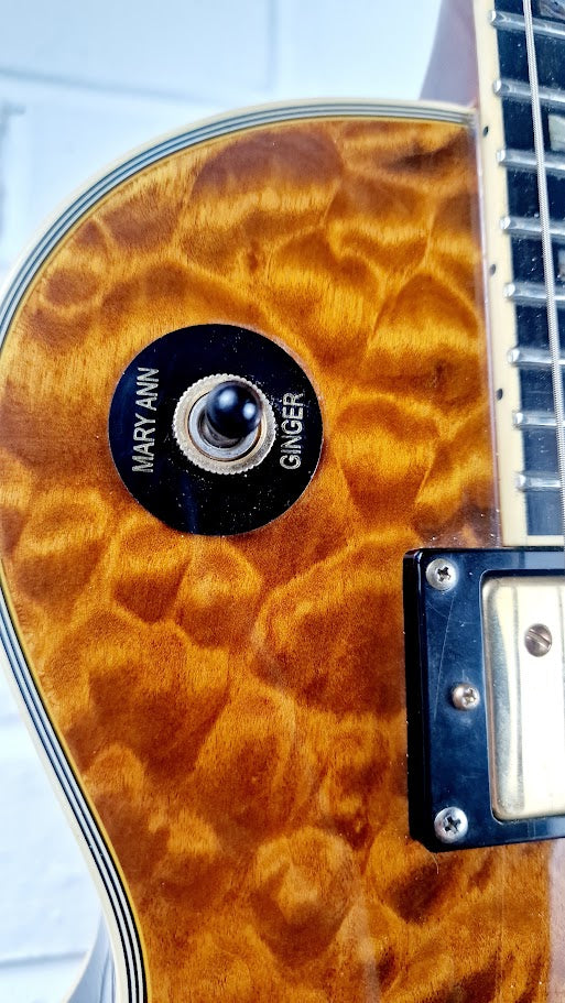 SPEAR RD250 LES PAUL TIGER QUILTED TOP ELECTRIC GUITAR