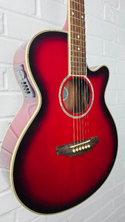 ARIA ELECORD FET-ELITE RS RED SUNBURST ELECTRO ACOUSTIC GUITAR