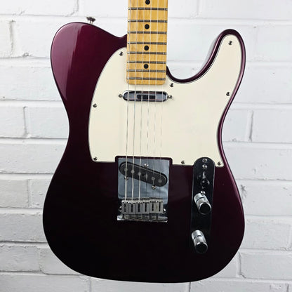 FENDER AMERICAN STANDARD TELECASTER 1989 MIDNIGHT WINE ELECTRIC GUITAR
