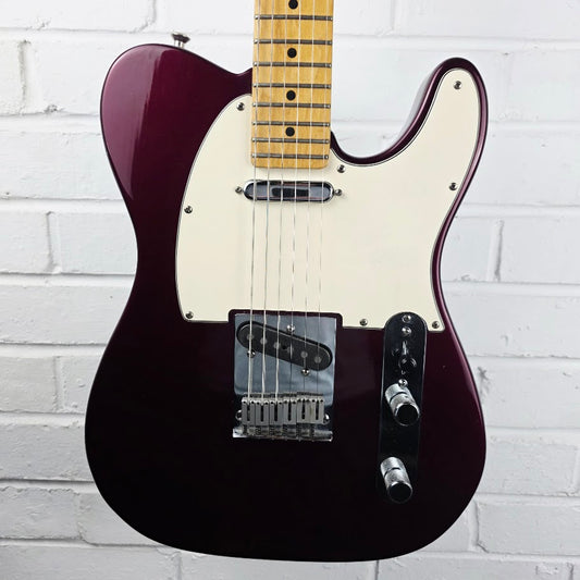 FENDER AMERICAN STANDARD TELECASTER 1989 MIDNIGHT WINE ELECTRIC GUITAR
