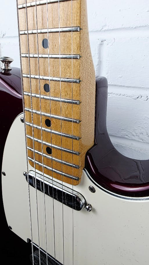 FENDER AMERICAN STANDARD TELECASTER 1989 MIDNIGHT WINE ELECTRIC GUITAR