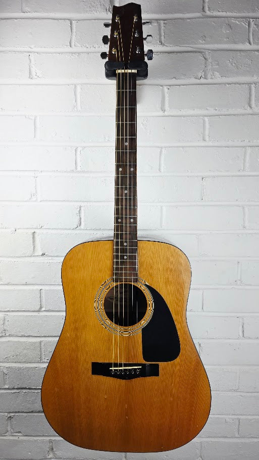 FENDER GEMINI II NATURAL 1980s ACOUSTIC GUITAR