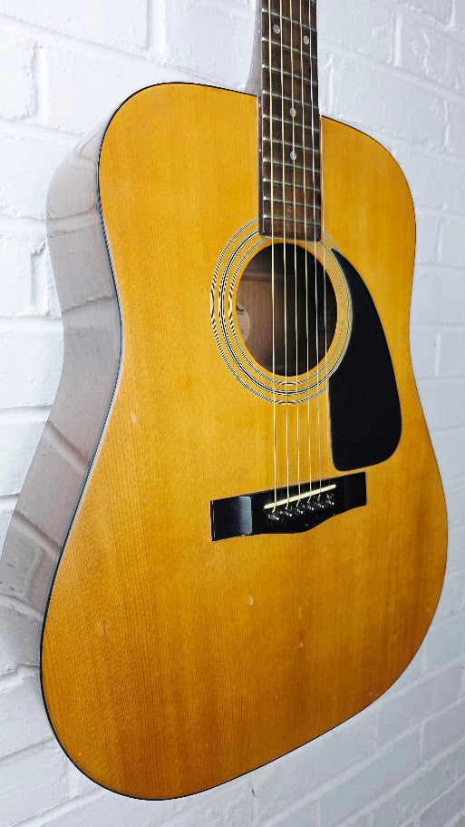 FENDER GEMINI II NATURAL 1980s ACOUSTIC GUITAR