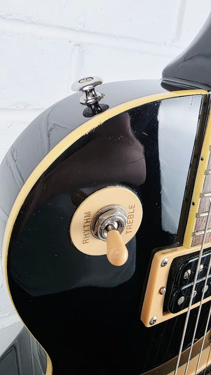 GUY TYLER LES PAUL BLACK ELECTRIC GUITAR