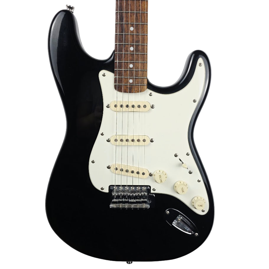 SQUIER STRATOCASTER 2004 INDONESIA BLACK ELECTRIC GUITAR