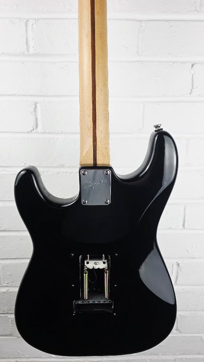 SQUIER STRATOCASTER 2004 INDONESIA BLACK ELECTRIC GUITAR