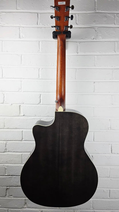 CORT GRAND REGAL GA-QF TBB TRANS BLACK BURST ELECTRO ACOUSTIC GUITAR