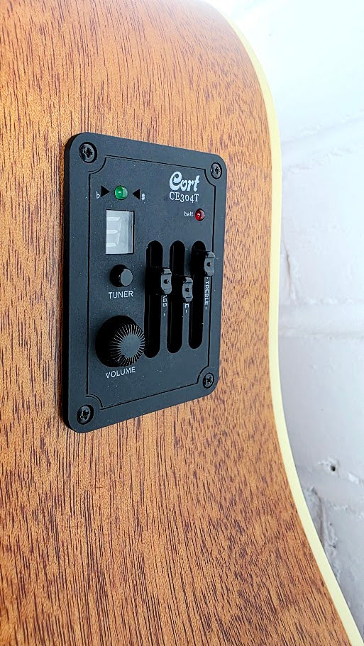 CORT AD880CE LH LEFT HANDED NATURAL ELECTRO ACOUSTIC GUITAR