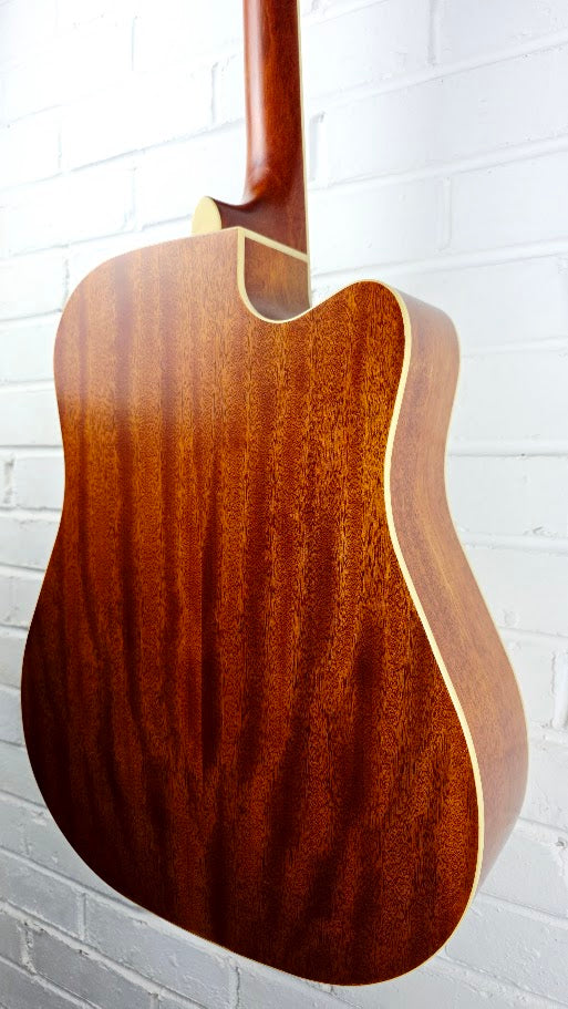 CORT AD880CE LH LEFT HANDED NATURAL ELECTRO ACOUSTIC GUITAR