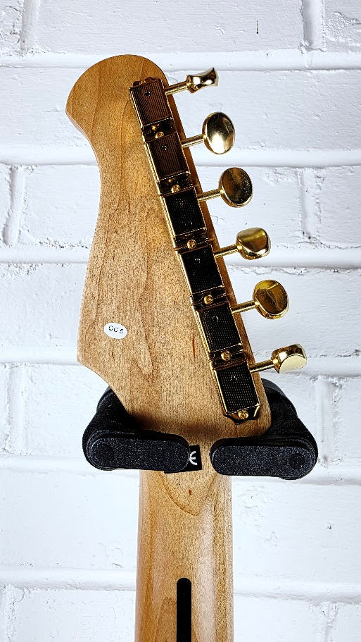 HARLEY BENTON ST-62DLX OW OLYMPIC WHITE AND GOLD ELECTRIC GUITAR