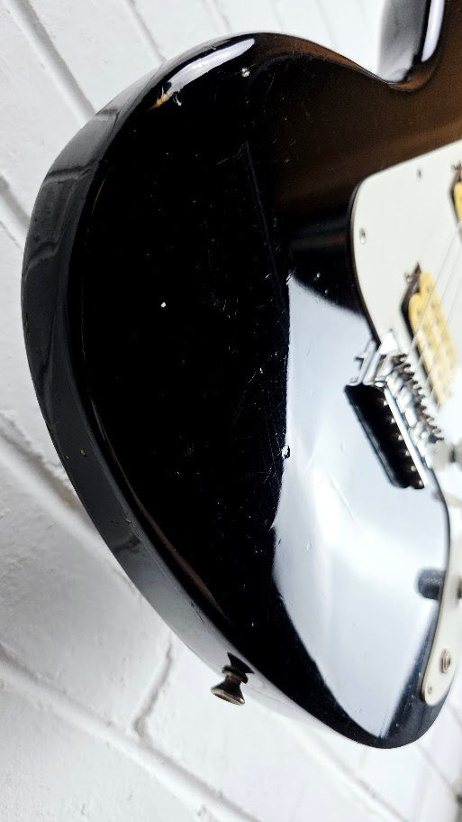 KAWAI AQUARIUS BLACK 1980s ELECTRIC GUITAR