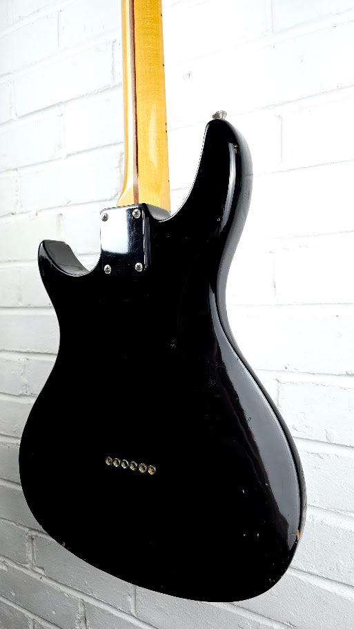 KAWAI AQUARIUS BLACK 1980s ELECTRIC GUITAR