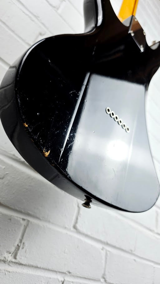 KAWAI AQUARIUS BLACK 1980s ELECTRIC GUITAR