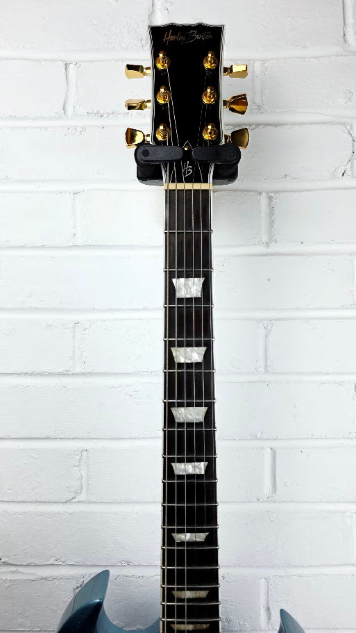 HARLEY BENTON DC-DLX SG GOTOH PELHAM BLUE ELECTRIC GUITAR