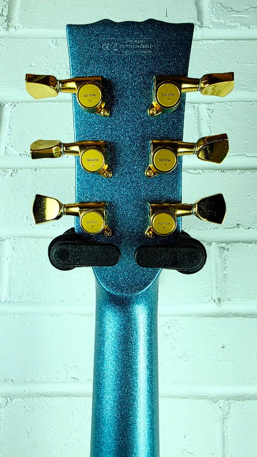 HARLEY BENTON DC-DLX SG GOTOH PELHAM BLUE ELECTRIC GUITAR