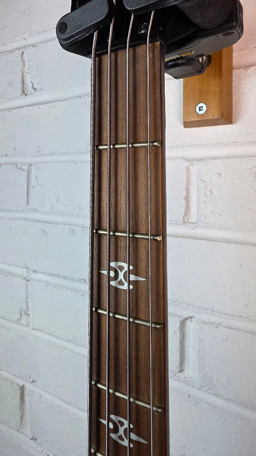 STAGG BC300 GOTHIC BLACK 4 STRING BASS GUITAR