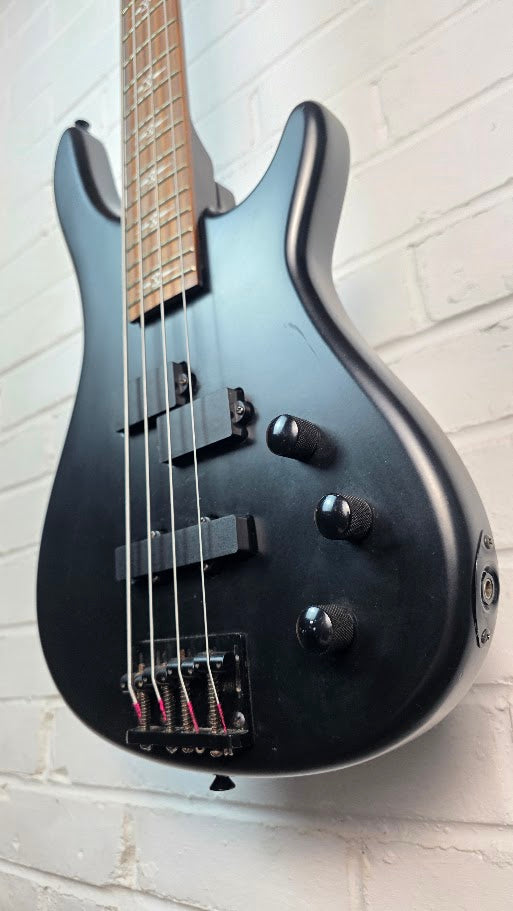 STAGG BC300 GOTHIC BLACK 4 STRING BASS GUITAR