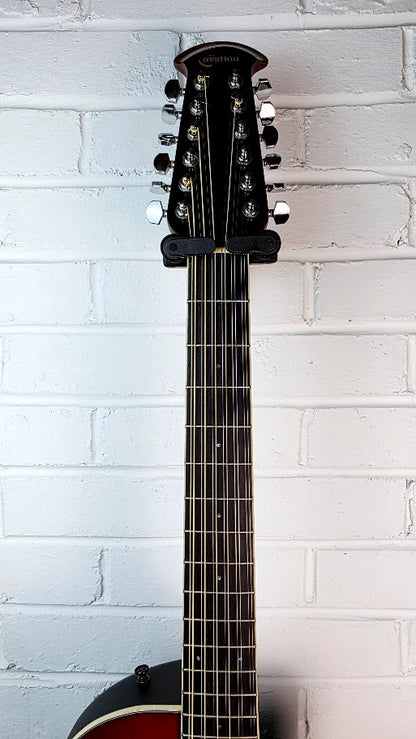 OVATION CELEBRITY CC245 12 STRING HONEY BURST BOWLBACK ELECTRO ACOUSTIC GUITAR
