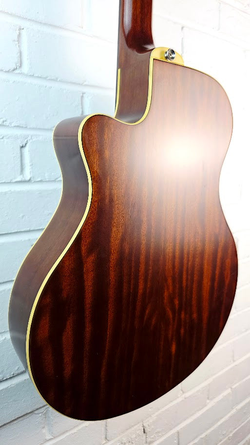 YAMAHA APX-4-12A 12 STRING SUNBURST ELECTRO ACOUSTIC GUITAR