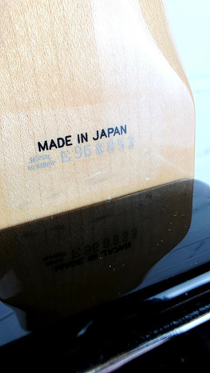 FENDER 1984 MIJ JAZZ BASS BLACK SERIAL E968853
