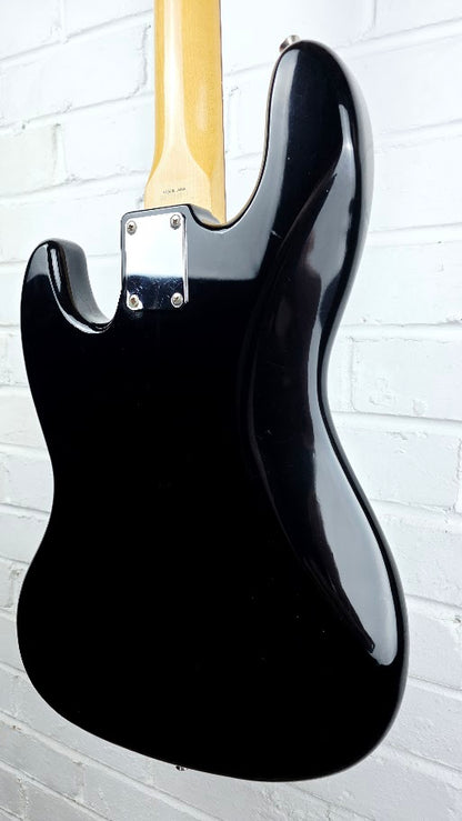 FENDER 1984 MIJ JAZZ BASS BLACK SERIAL E968853